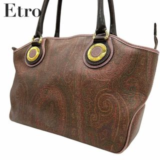 ETRO - 良品　ETRO エトロ　s94 肩掛け　ペイズリー柄　ハンドバッグ　PVC