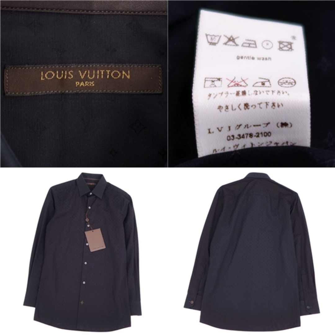 未使用 ルイヴィトン LOUIS VUITTON シャツ ロングスリーブ 長袖 未使用 ルイヴィトン LOUIS VUITTON シャツ ロングスリーブ 長袖