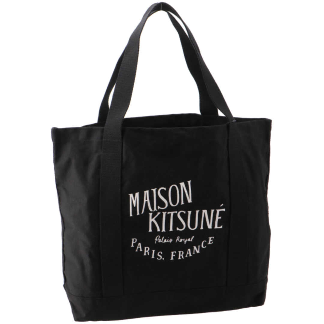 MAISON KITSUNE'(メゾンキツネ)のメゾンキツネ/MAISON KITSUNE バッグ メンズ UPDATED PALAIS ROYAL SHOPPING BAG トートバッグ BLACK LW05102WW0008-0001-P199 _0410ff メンズのバッグ(トートバッグ)の商品写真