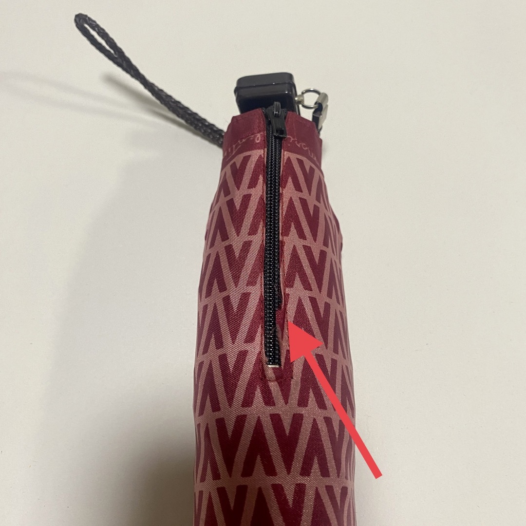MARIO VALENTINO マリオバレンチノ 折りたたみ傘 日本製 撥水加工 レディースのファッション小物(傘)の商品写真