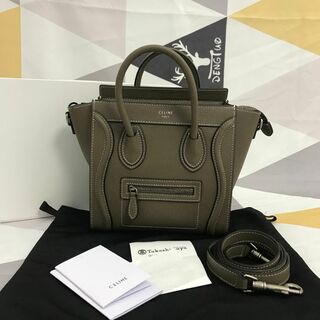 セリーヌ(celine)のCELINE セリーヌ ハンドバッグ ドラムドカーフスキン(トートバッグ)