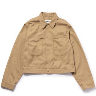 エムエムシックス(MM6)の【セットアップ可】 エムエムシックス メゾンマルジェラ/MM6 MAISON MARGIELA ジャケット メンズ クロップドジャケット BEIGE S52AM0254-S52532-114 _0410ff(その他)