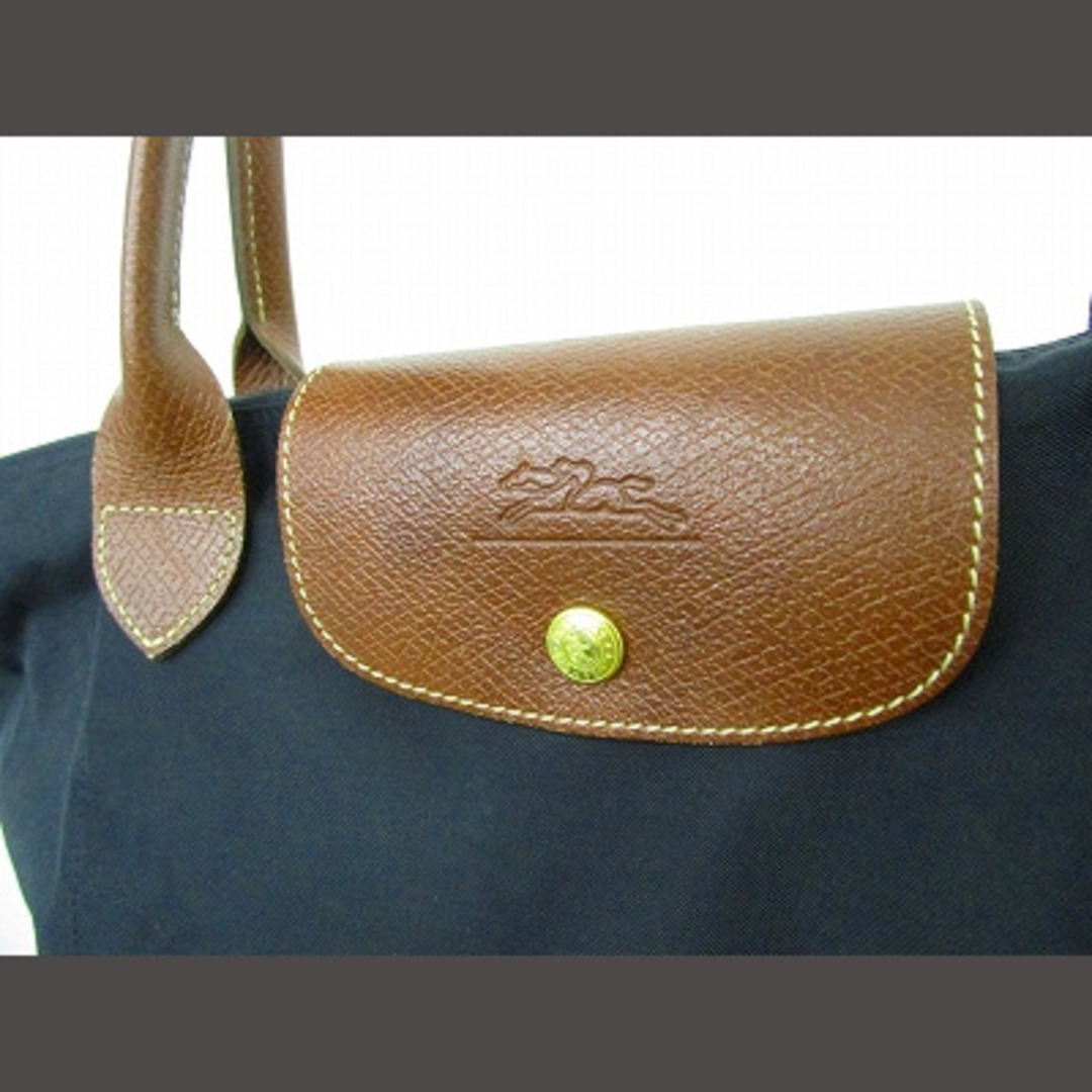 LONGCHAMP(ロンシャン)のロンシャン LONGCHAMP ナイロン トートバッグ ハンドバッグ 黒 ■WY レディースのバッグ(トートバッグ)の商品写真