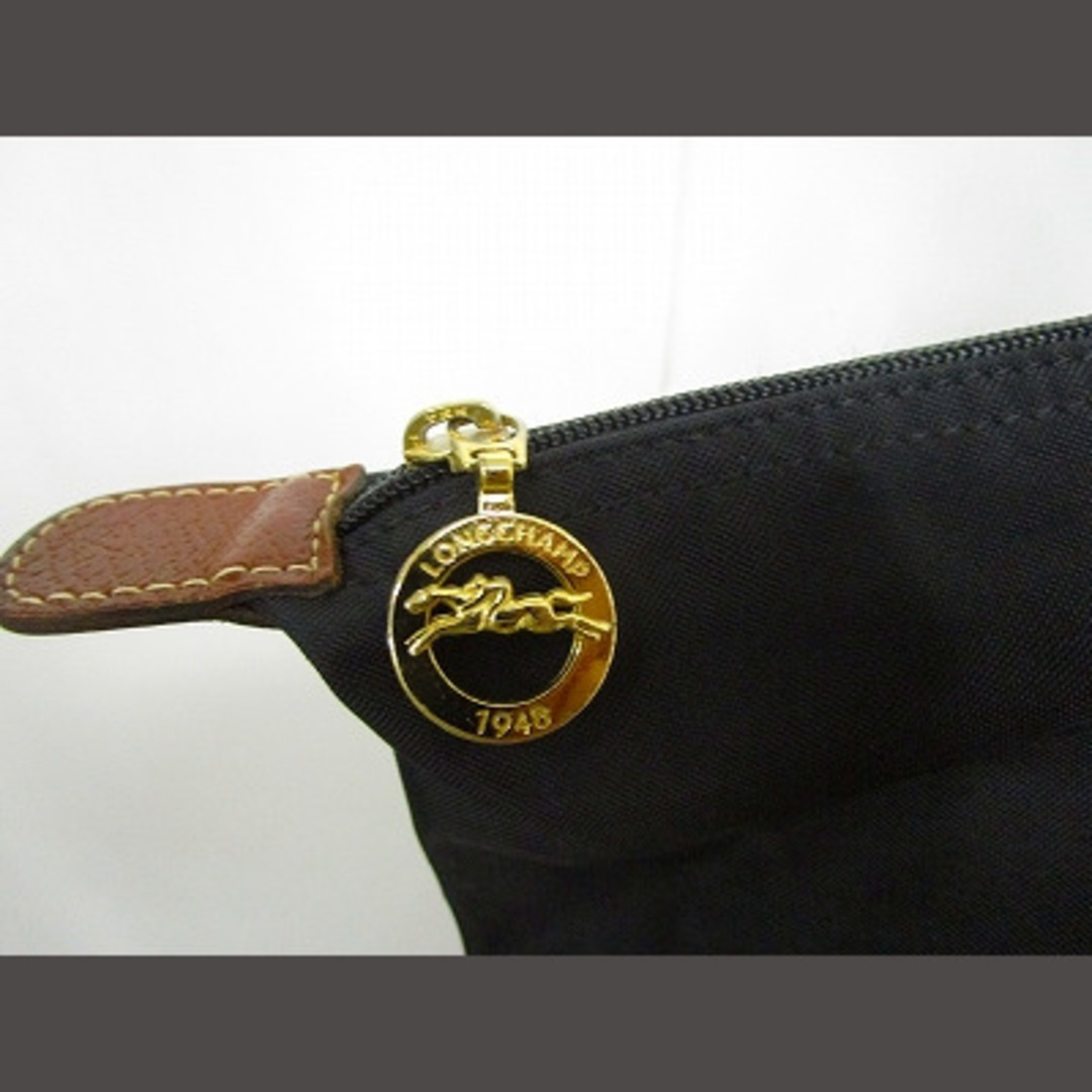 LONGCHAMP(ロンシャン)のロンシャン LONGCHAMP ナイロン トートバッグ ハンドバッグ 黒 ■WY レディースのバッグ(トートバッグ)の商品写真
