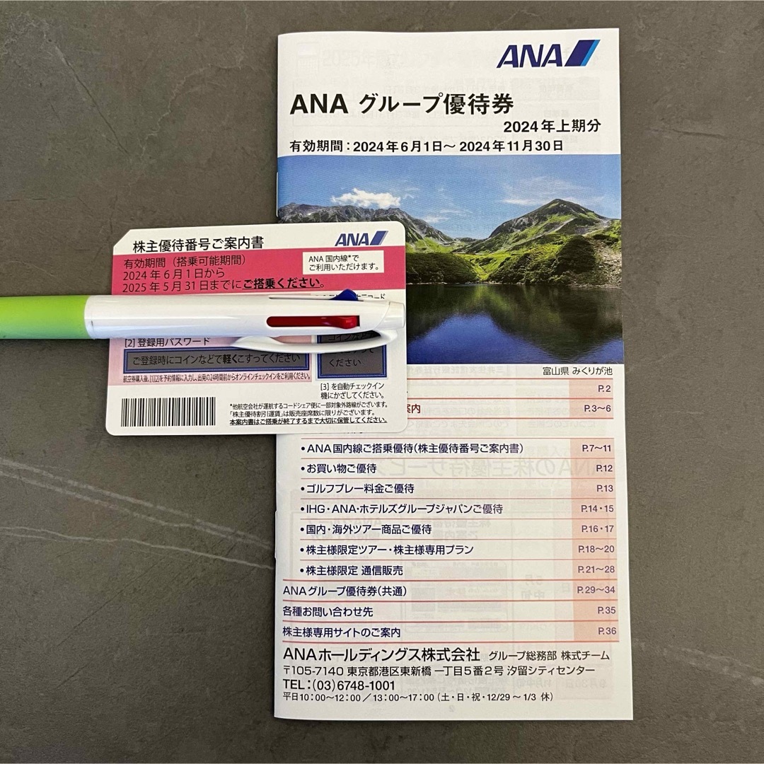 ANA(全日本空輸)(エーエヌエー(ゼンニッポンクウユ))のANA株主優待券 チケットの優待券/割引券(その他)の商品写真