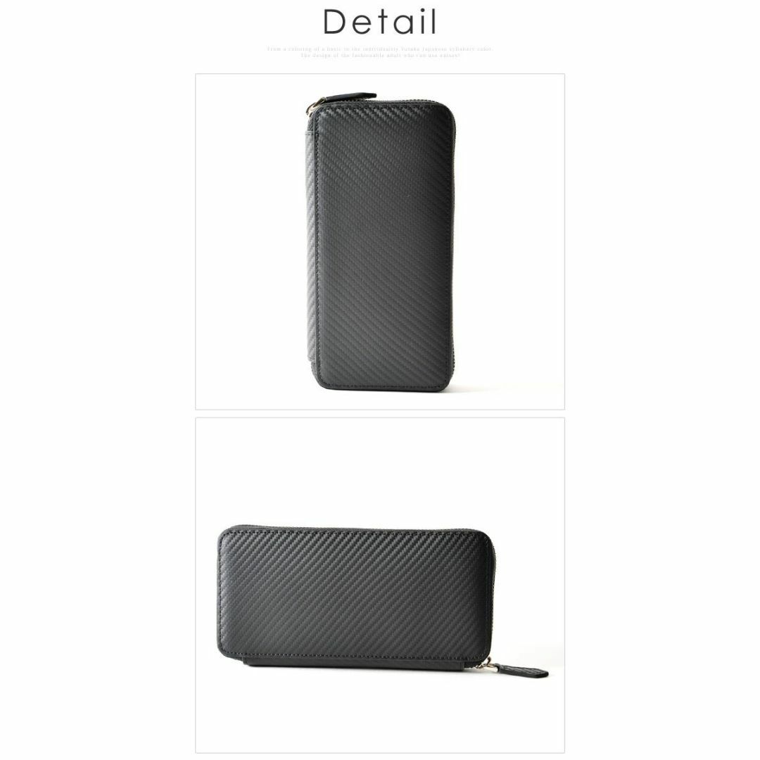 【色: ブラック】[BlissLeather] 【一流イタリア製カーボンレザー】 メンズのバッグ(その他)の商品写真