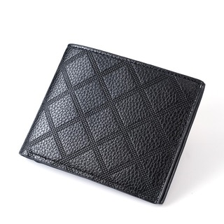 新品未使用！　二つ折り財布　ブラック　コンパクト　軽量　カードケース　牛革(折り財布)