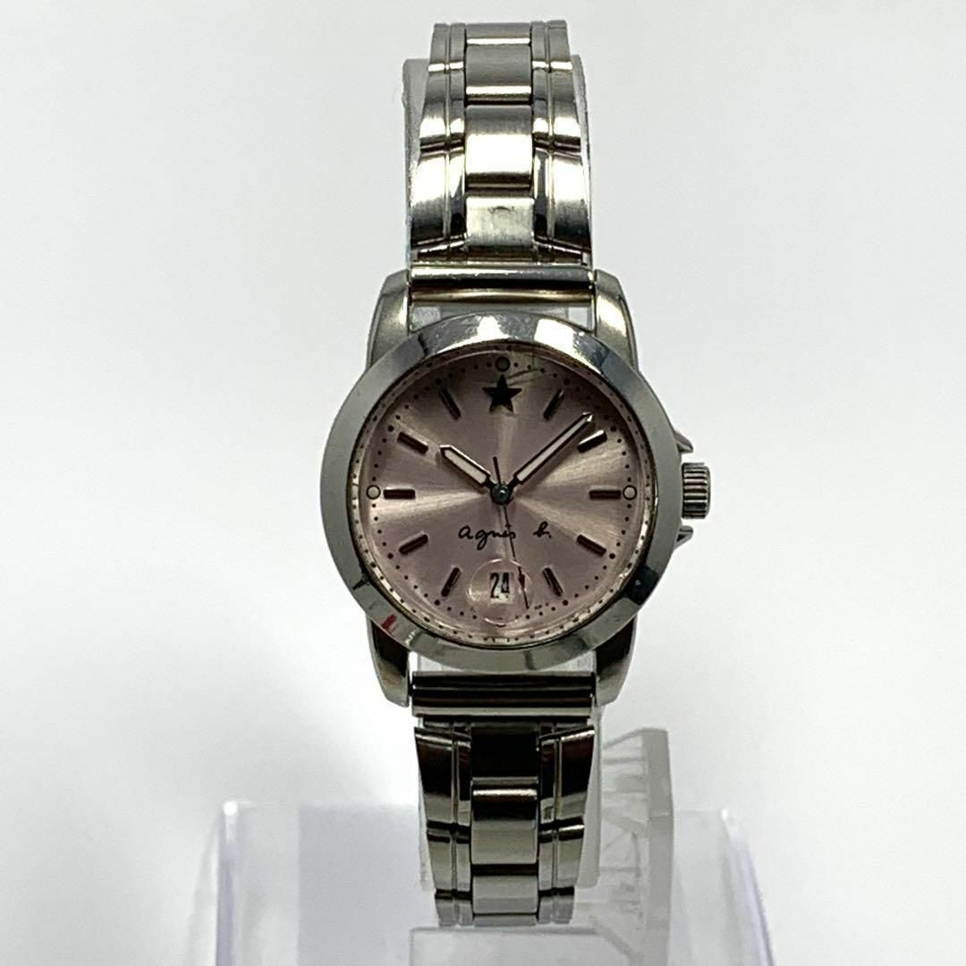 agnes b.(アニエスベー)の892 agnes b 腕時計 レディース アニエスベー デイト 日付 ピンク レディースのファッション小物(腕時計)の商品写真