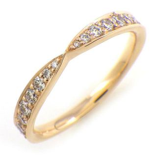 ティファニー Tiffany & Co. リング ハーモニー バンド 60004607 ハーフ エタニティ ダイヤモンド 計0.20ct K18PG 7号 【中古】