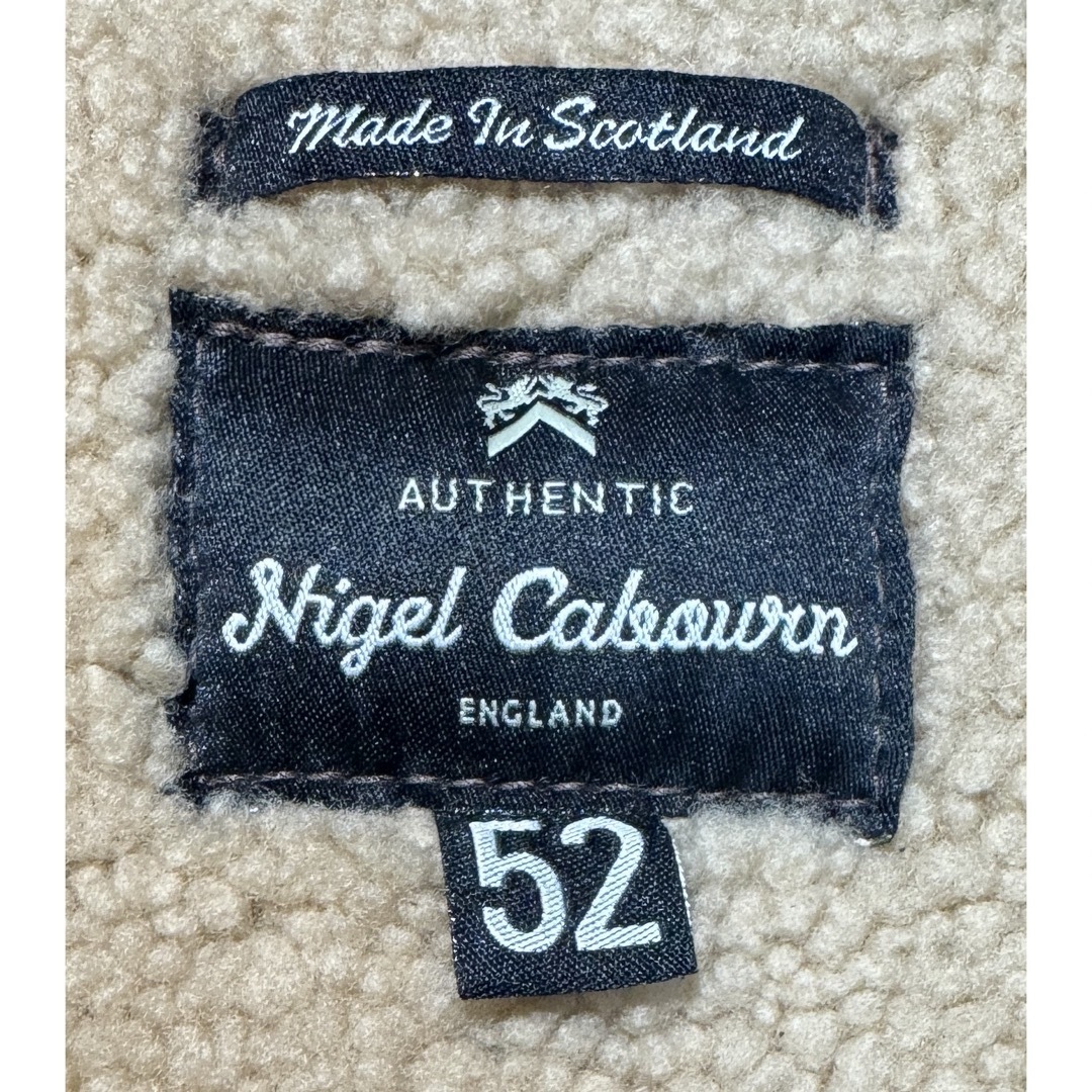Nigel Cabourn(ナイジェルケーボン)のnigelcabourn ショートデッキベスト　シープスキン メンズのトップス(ベスト)の商品写真