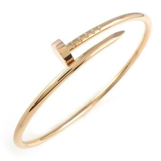 カルティエ(Cartier)のカルティエ Cartier ブレスレット ジュスト アン クル スモールモデル SM B6062515 釘モチーフ K18PG / #15 【中古】(ブレスレット/バングル)