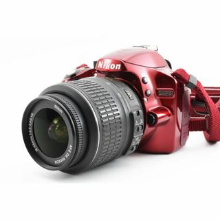 ニコン(Nikon)の★美品/一部難★ Nikon ニコン D3200 レンズキット レッド(デジタル一眼)