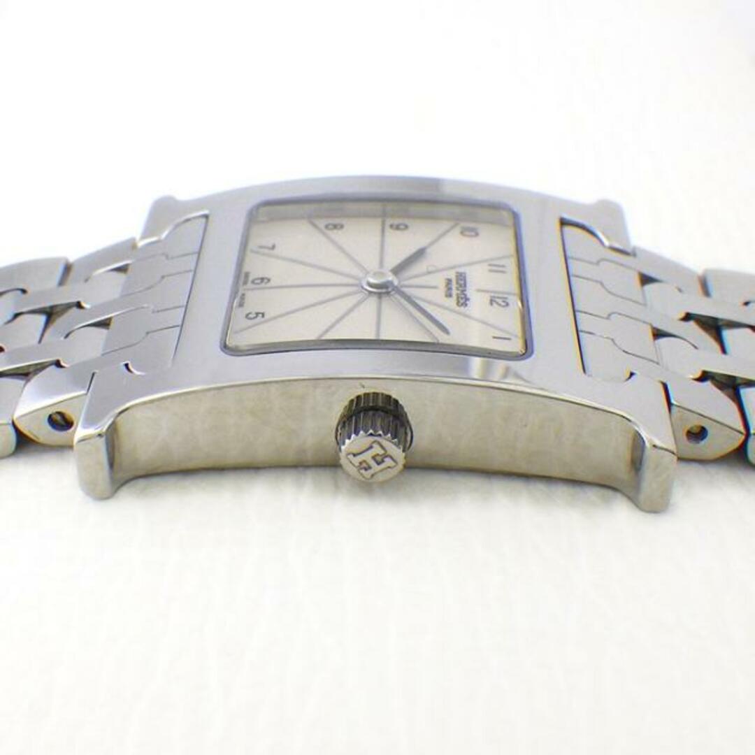 Hermes(エルメス)のエルメス HERMES 腕時計 Hウォッチ HH1.210 ホワイトギョーシェ文字盤 白 SS クオーツアナログ 【中古】 レディースのファッション小物(腕時計)の商品写真