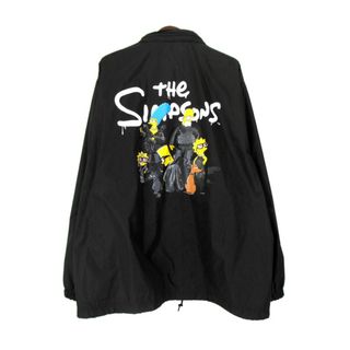 Balenciaga - バレンシアガ BALENCIAGA × ザ シンプソンズ THE SIMPSONS ■ 22SS 【 681448 TL006 】 バック キャラクター プリント ジップアップ ナイロン ジャケット n5734