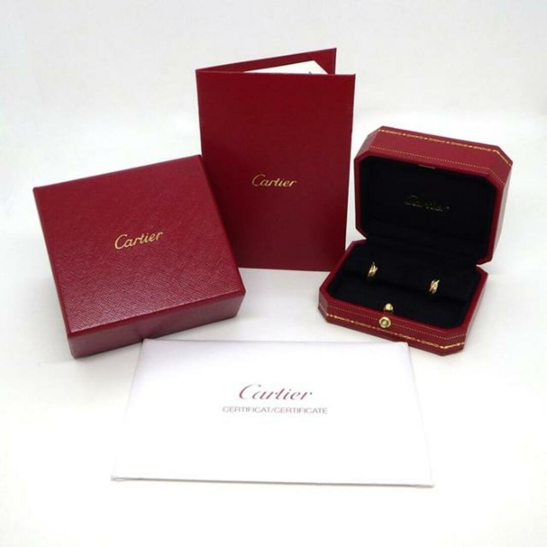 Cartier(カルティエ)のカルティエ Cartier ピアス トリニティ B8017100 現行モデル スリーカラー K18YG K18PG K18WG【箱・保付き】 【中古】 レディースのアクセサリー(ピアス)の商品写真