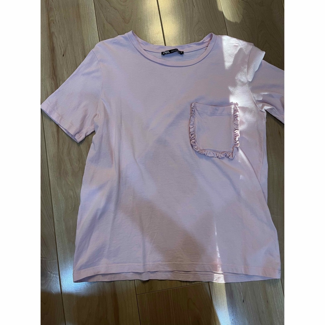 ZARA(ザラ)のZARA ポケットフリル Tシャツ メンズのトップス(Tシャツ/カットソー(半袖/袖なし))の商品写真