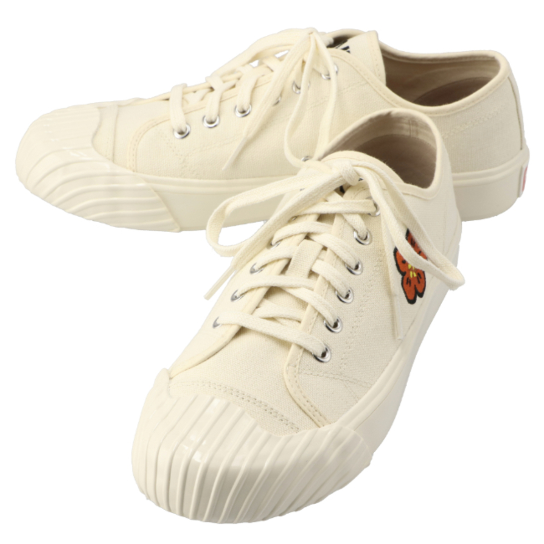 KENZO(ケンゾー)のケンゾー/KENZO シューズ メンズ KENZOSCHOOL LOW TOP SNEAKERS スニーカー CREAM FD55SN010F73-0001-04 _0410ff メンズの靴/シューズ(スニーカー)の商品写真