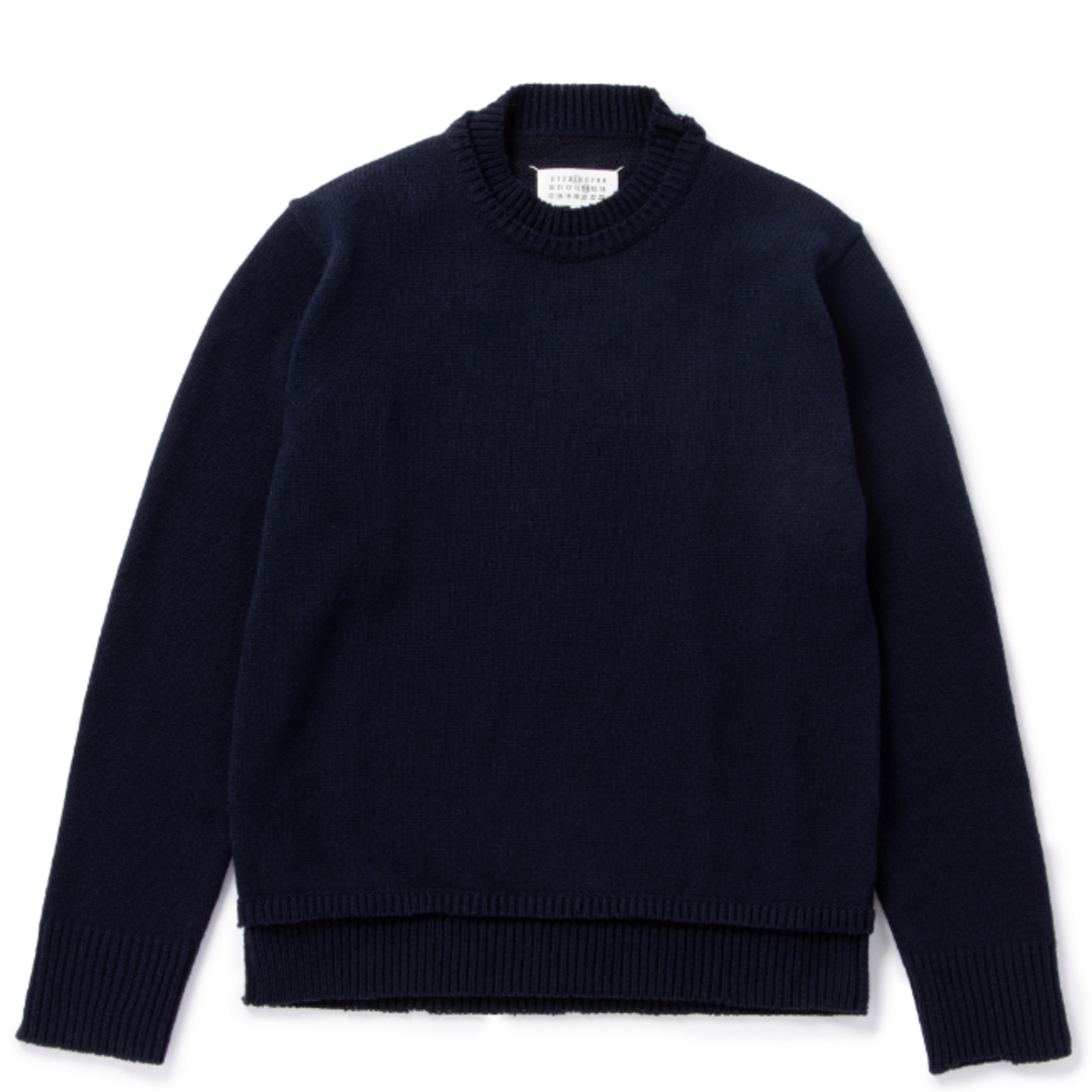 Maison Martin Margiela(マルタンマルジェラ)のメゾン マルジェラ/MAISON MARGIELA ニット アパレル メンズ セーター NAVY SI1GP0001-S18064-511F _0410ff メンズのトップス(ニット/セーター)の商品写真