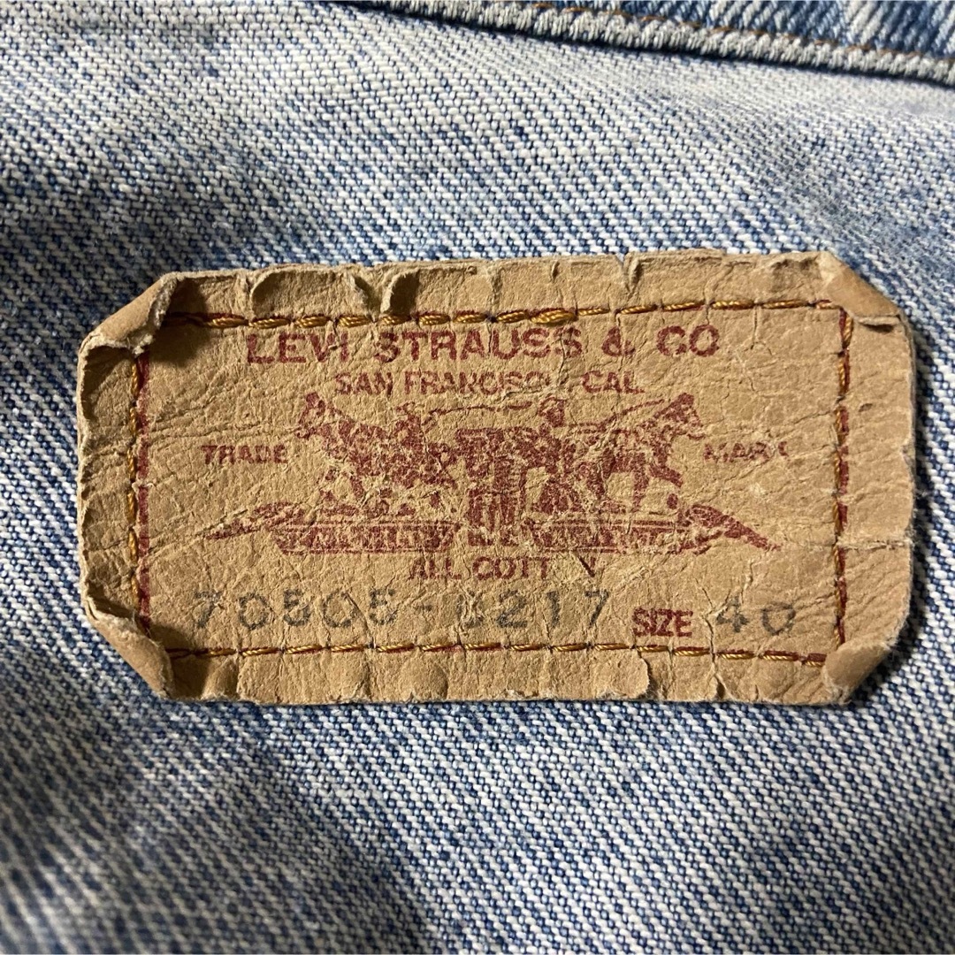 Levi's(リーバイス)の70505-0217 levi's 4thタイプ j22 デニムジャケット メンズのジャケット/アウター(Gジャン/デニムジャケット)の商品写真