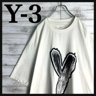 Y-3 - 9449【近年モデル】Y-3☆両面ロゴビッグサイズtシャツ　入手困難　希少