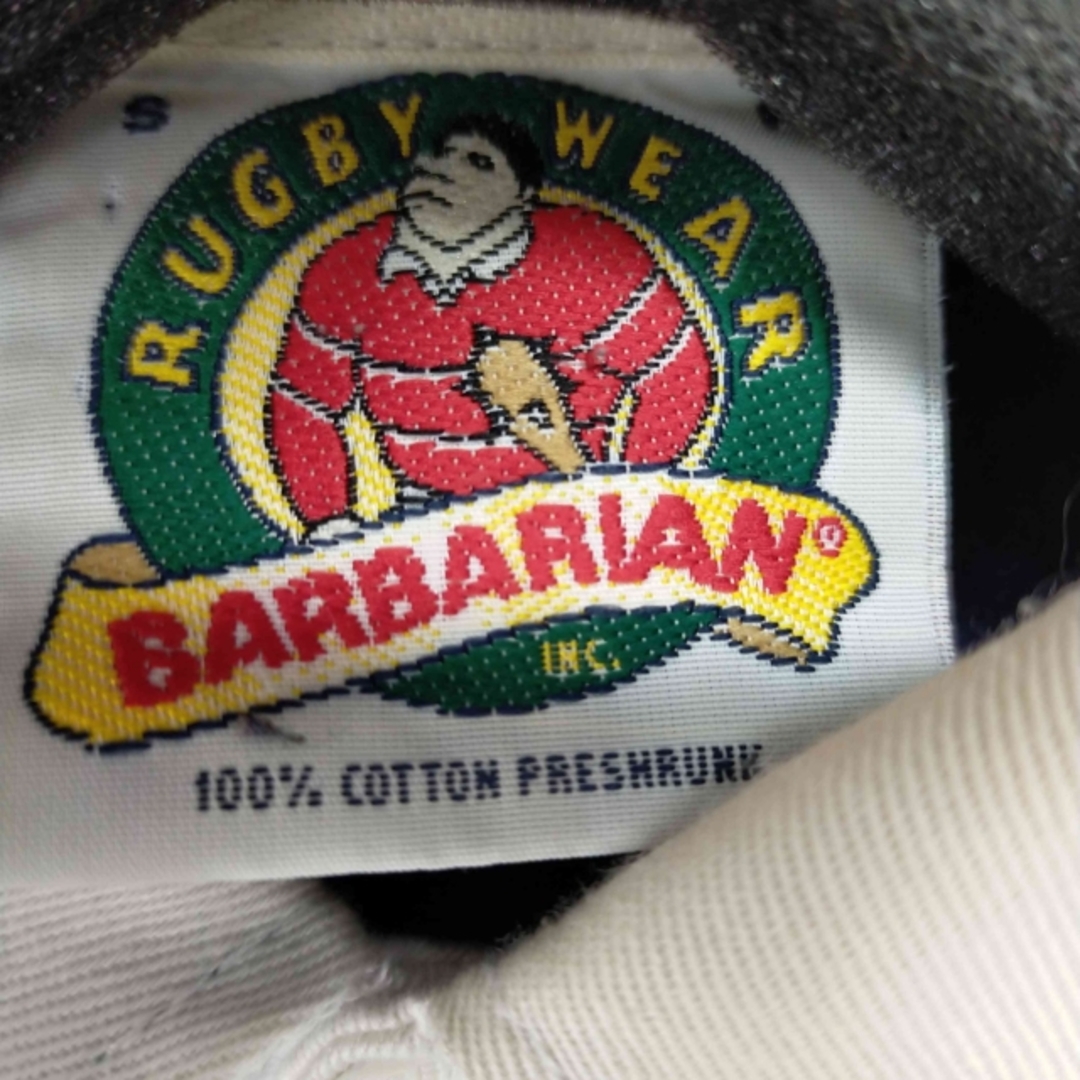 Barbarian(バーバリアン)のBARBARIAN(バーバリアン) ボーダーラガーシャツ 長袖ポロシャツ メンズ メンズのトップス(ポロシャツ)の商品写真