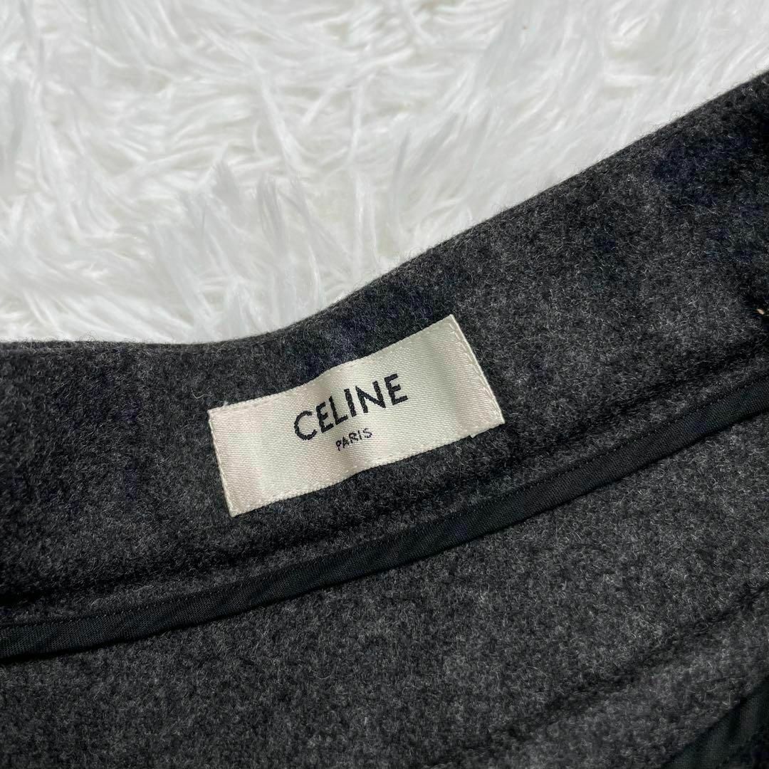 celine(セリーヌ)の【美品】CElINE セリーヌ エディ ラップ アシンメトリー スカート 36 レディースのスカート(ロングスカート)の商品写真