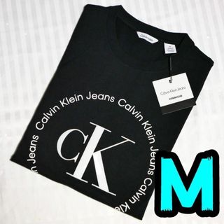 【新品】カルバンクライン　Tシャツ　M　黒　Calvin Klein　②