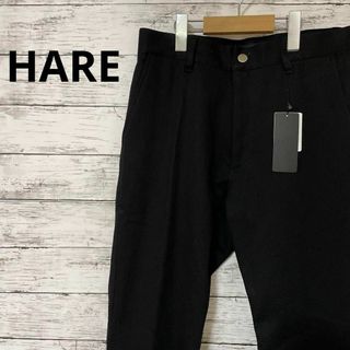 ハレ(HARE)の新品 HARE デニムスリムフレアパンツ 黒 タグ付き 人気 流行 お洒落(デニム/ジーンズ)