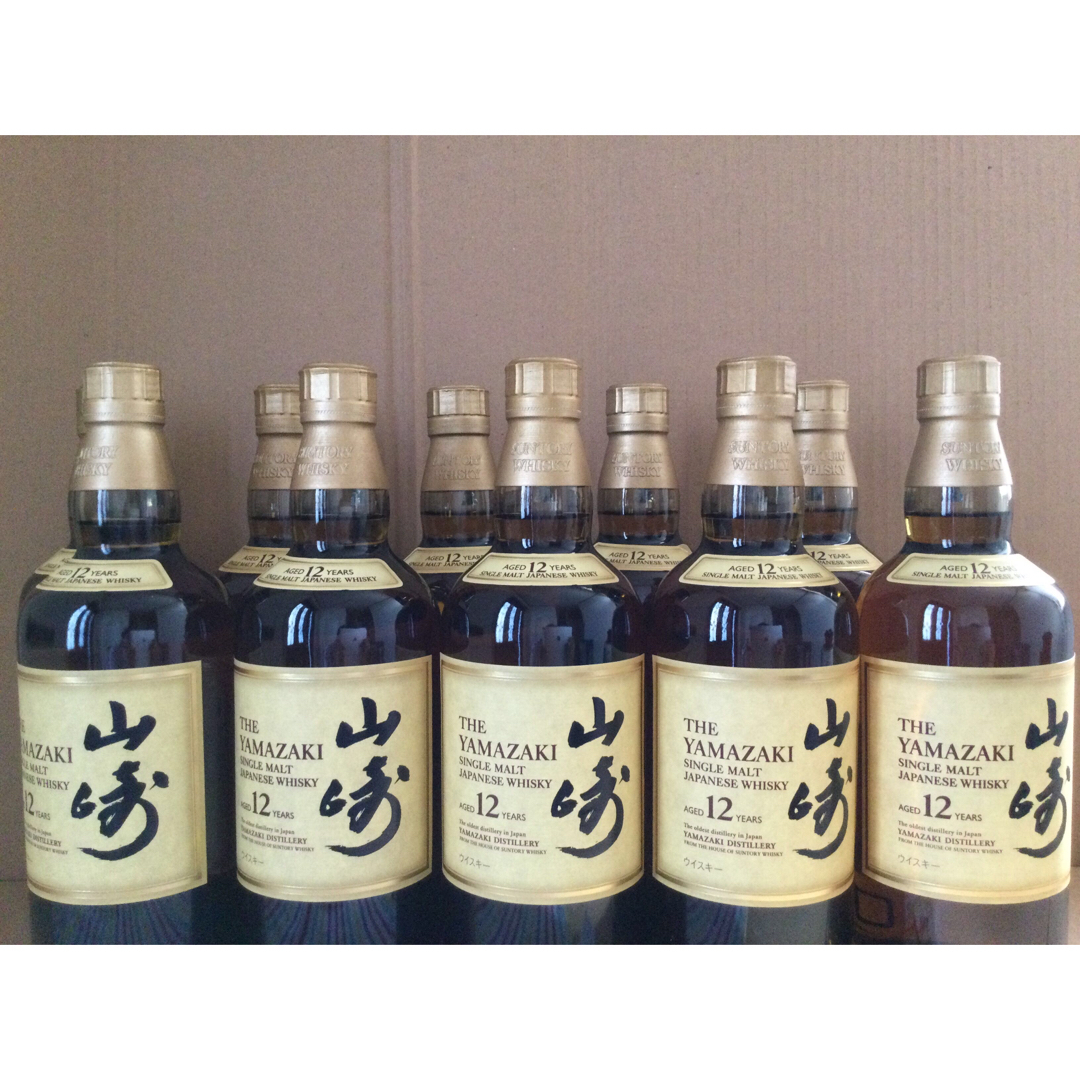 サントリー(サントリー)の山崎12年　700ml 10本 食品/飲料/酒の酒(ウイスキー)の商品写真