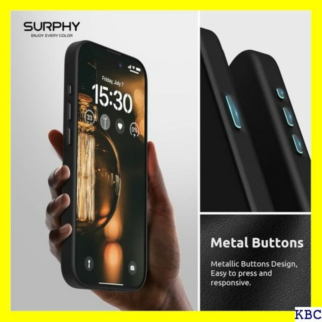 SURPHY iPhone15pro max用ケース マグ 付く ブラック 87 スマホ/家電/カメラのスマホ/家電/カメラ その他(その他)の商品写真