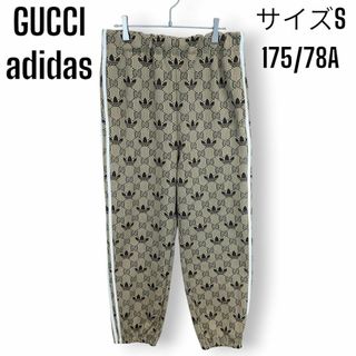 Gucci - 【美品】22AWグッチ アディダスGGトレフォイルジャカード スウェット パンツ