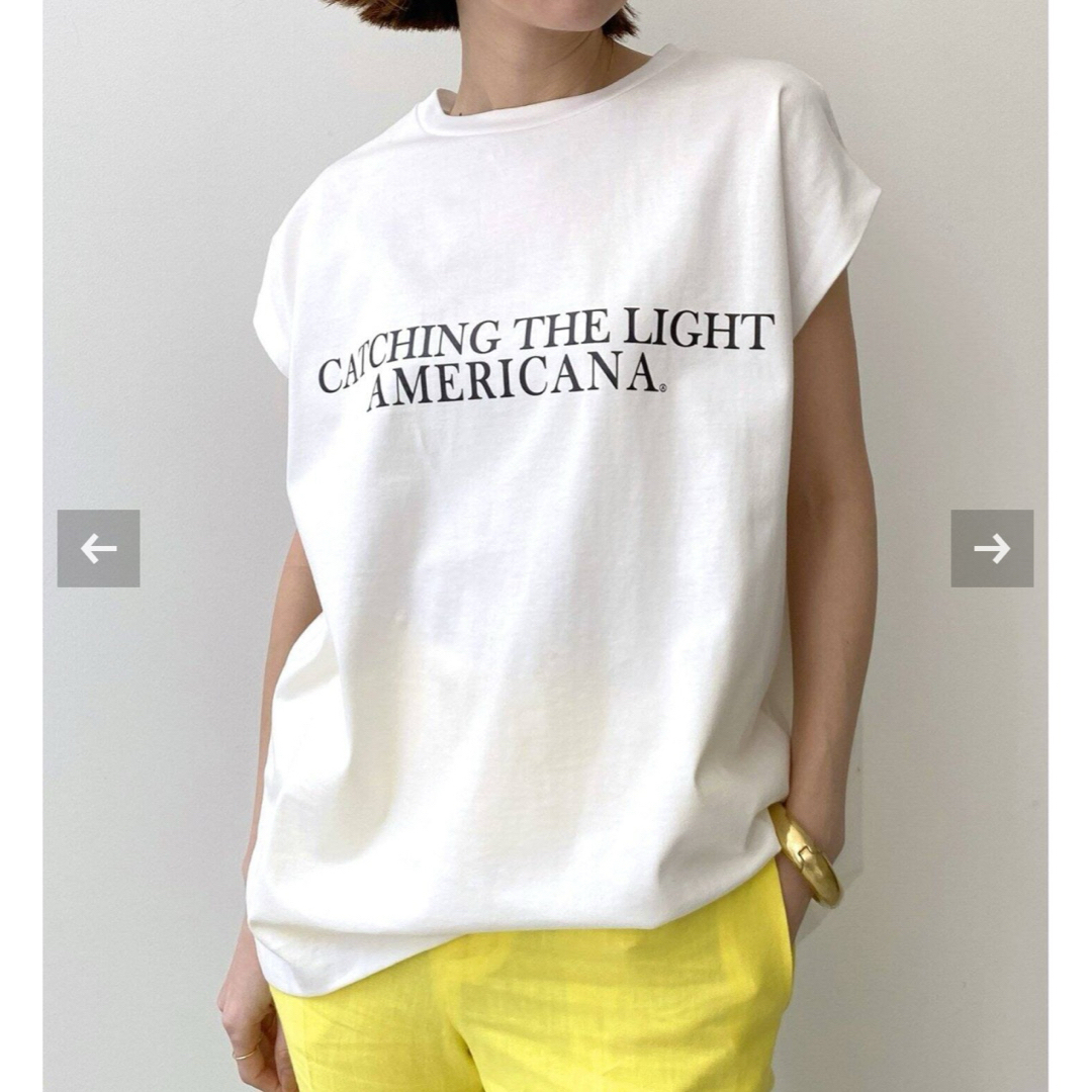 L'Appartement DEUXIEME CLASSE(アパルトモンドゥーズィエムクラス)の【Americana/アメリカーナ】N/S LOGO TEE  メンズのトップス(Tシャツ/カットソー(半袖/袖なし))の商品写真