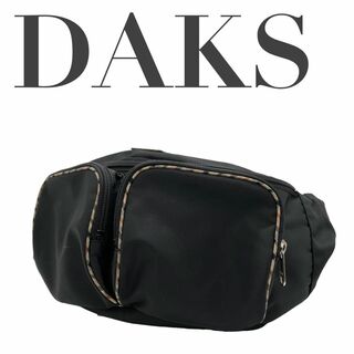 ダックス(DAKS)のDAKS ダックス　S11　ナイロン　ブラック　ウエストポーチ　ボディーバッグ(ボディバッグ/ウエストポーチ)