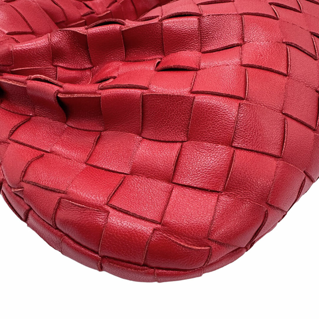 Bottega Veneta(ボッテガヴェネタ)のボッテガヴェネタ BOTTEGAVENETA ハンドバッグ イントレチャート レザー レッド レディース 送料無料【中古】 z0913 レディースのバッグ(ハンドバッグ)の商品写真