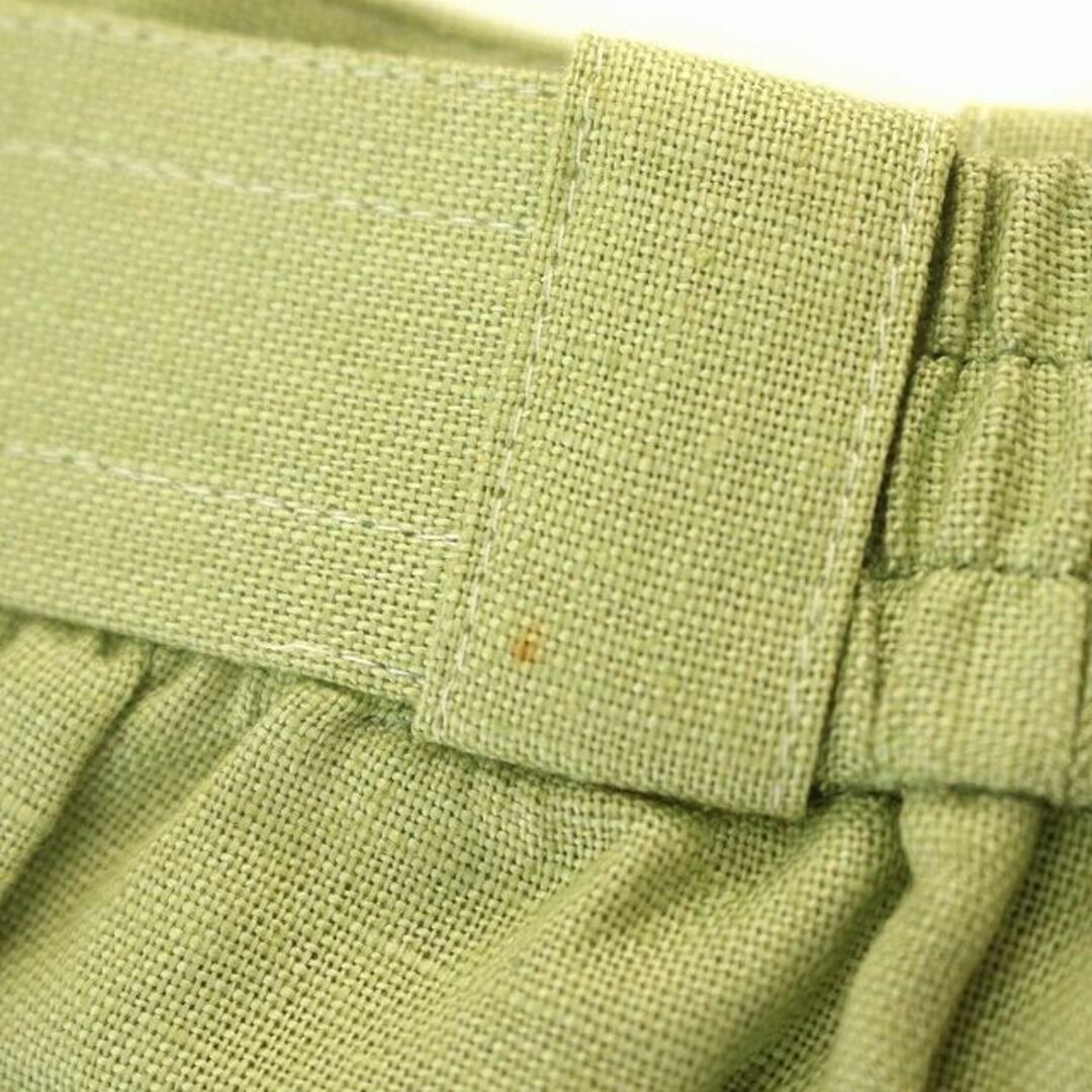 Christian Dior(クリスチャンディオール)のディオール Dior SPORTS スカート 麻混 リネン タイト S 黄緑 レディースのスカート(ひざ丈スカート)の商品写真