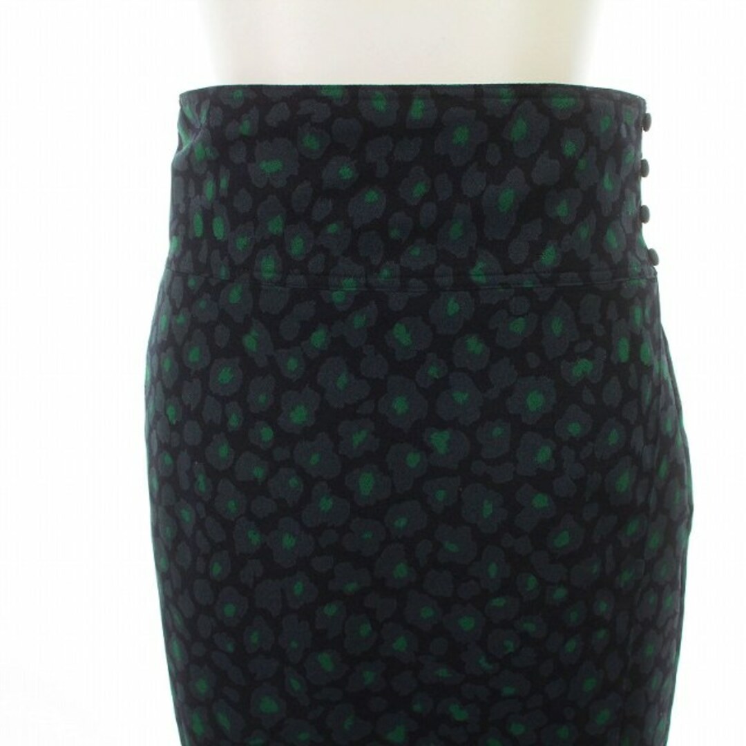 MACPHEE(マカフィー)のマカフィー ポリエステルレオパードプリント Iラインミディラップスカート タイト レディースのスカート(ロングスカート)の商品写真