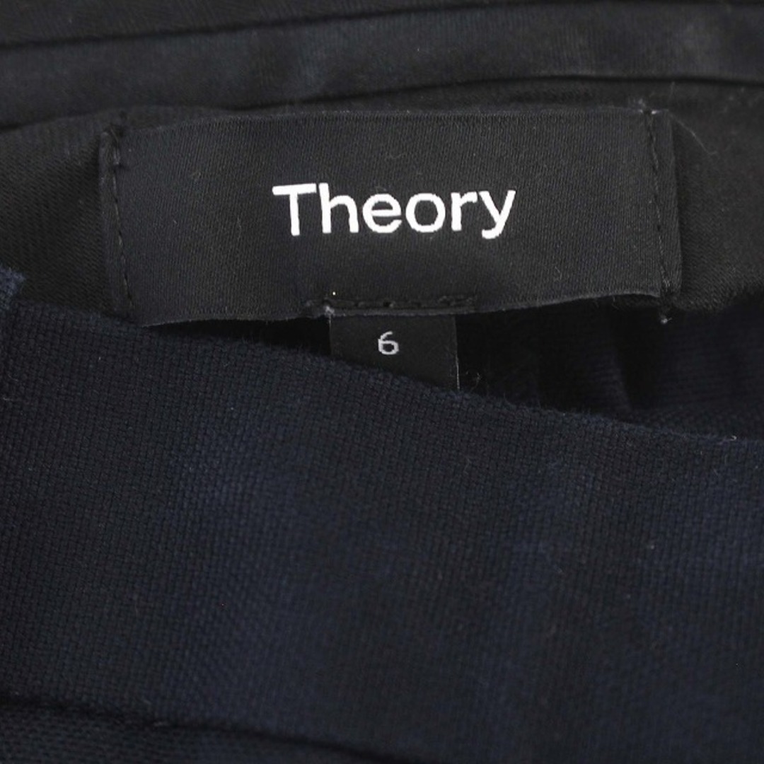 theory(セオリー)のセオリー theory パンツ スラックス クロップド テーパード ネイビー レディースのパンツ(その他)の商品写真