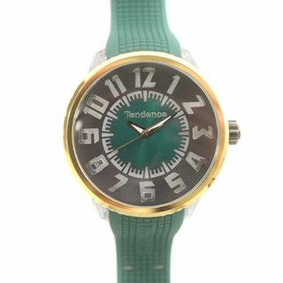 Tendence フラッシュ FLASH 腕時計 クォーツ アナログ 3針 緑