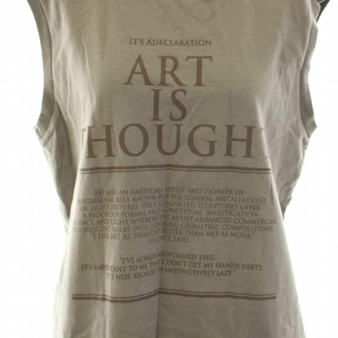 Plage(プラージュ)のプラージュ ジェーンスミス アートイズソートエスピーノースリーブTシャツ グレー レディースのトップス(タンクトップ)の商品写真