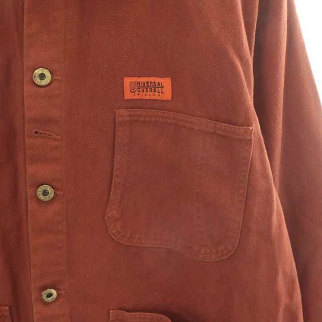 other(アザー)のUNIVERSAL OVERALL カバーオール ワークシャツ L オレンジ メンズのジャケット/アウター(カバーオール)の商品写真