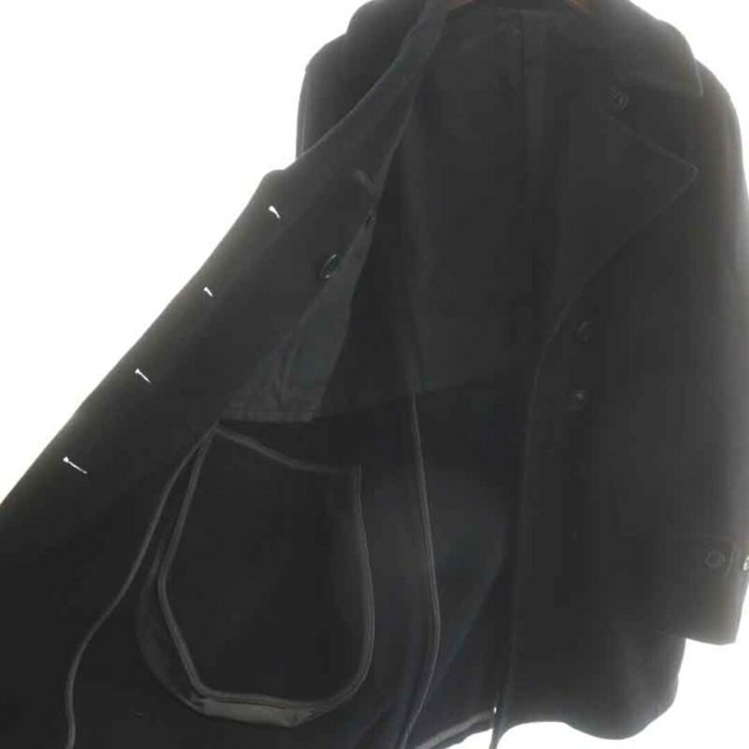 Scye(サイ)のサイ SCYE Pコート ピーコート ショート ダブル ウール 36 S 黒 メンズのジャケット/アウター(ピーコート)の商品写真
