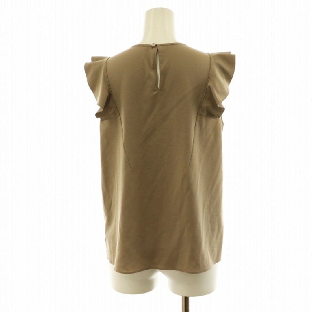 デイジーリンフォクシー シャツ ブラウス ノースリーブ 40 M ベージュ レディースのトップス(シャツ/ブラウス(半袖/袖なし))の商品写真