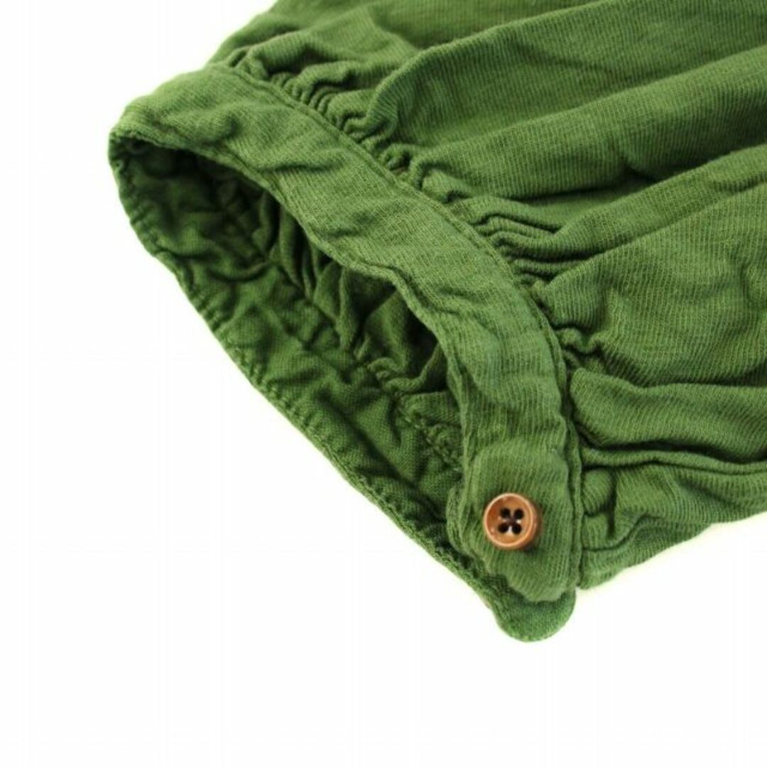 KAPITAL(キャピタル)のキャピタル カットソー ボートネック 七分袖 ボリュームスリーブ 0 XS 緑 レディースのトップス(その他)の商品写真