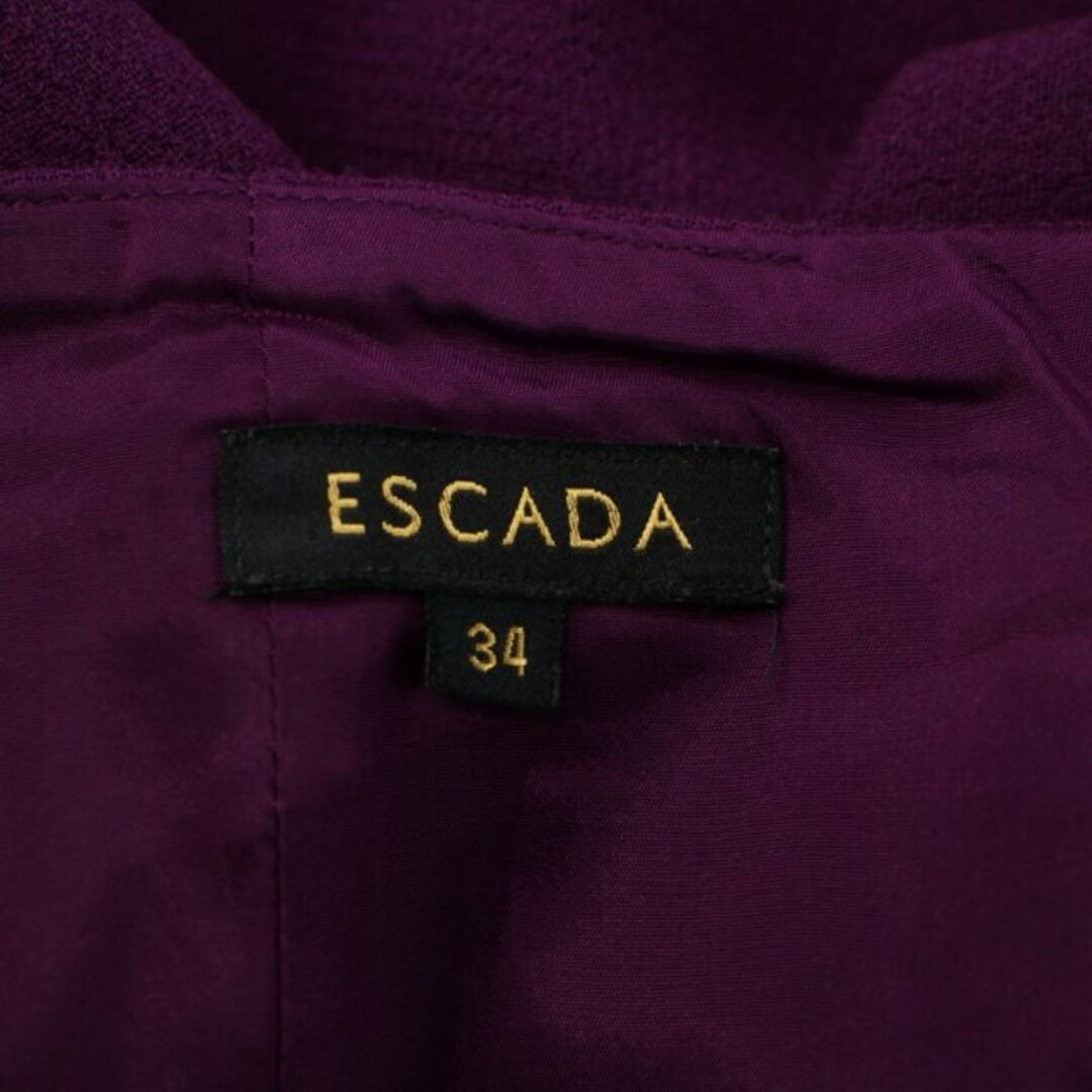 ESCADA(エスカーダ)のエスカーダ ESCADA タイトスカート スリム ひざ丈 ウール 34 紫 レディースのスカート(ひざ丈スカート)の商品写真