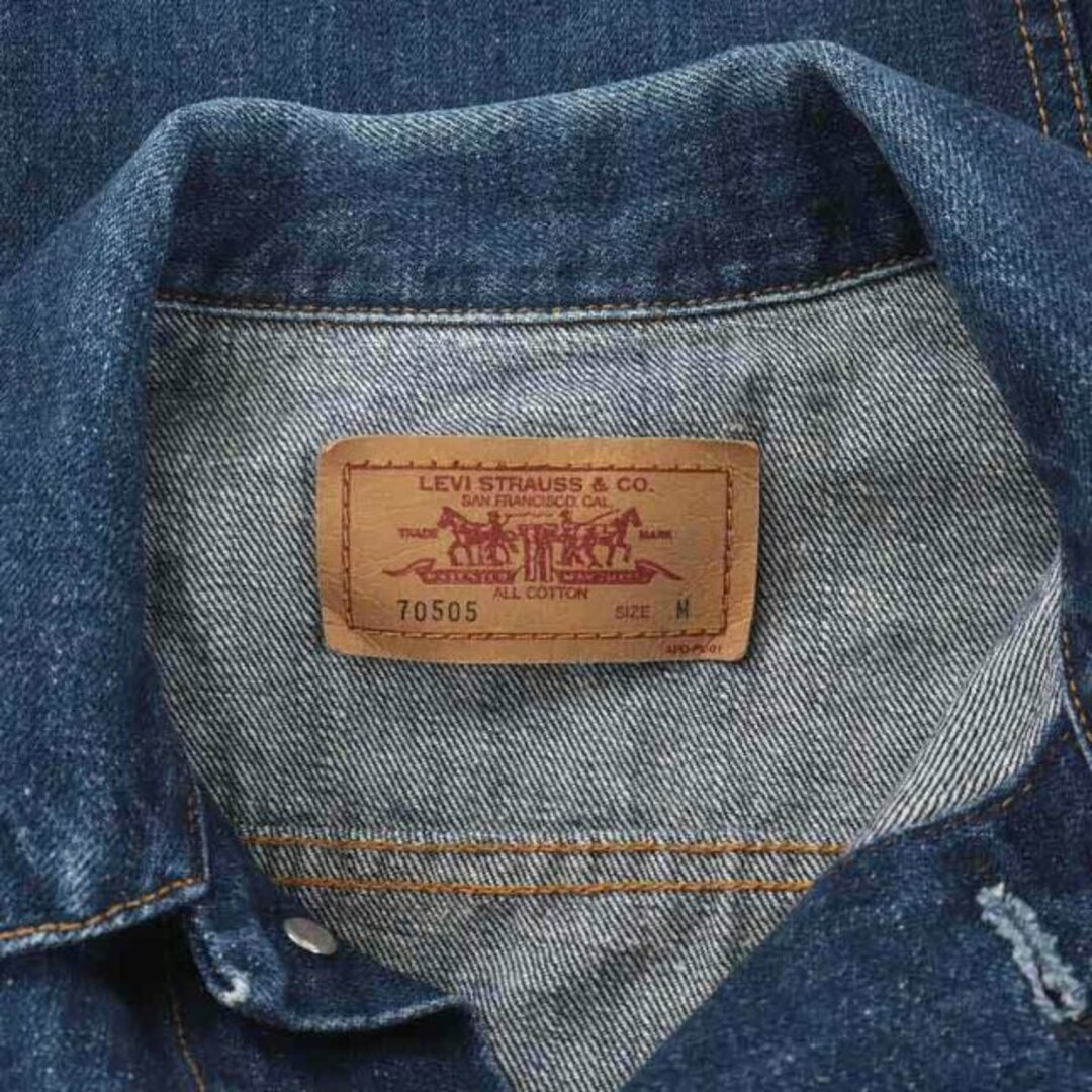 Levi's(リーバイス)のLevi's 00s 復刻 Gジャン ジージャン M 紺 70505-0301 メンズのジャケット/アウター(Gジャン/デニムジャケット)の商品写真