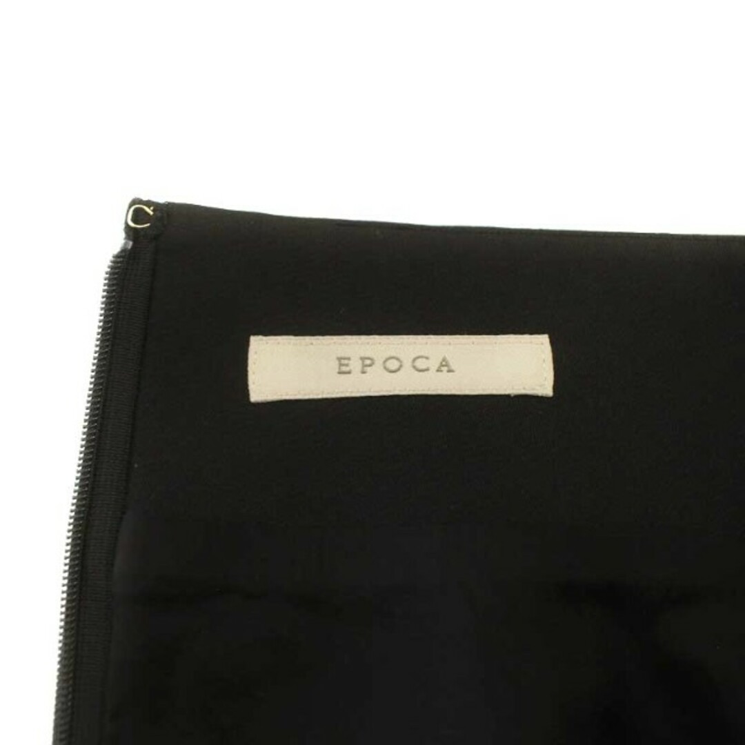 EPOCA(エポカ)のエポカ EPOCA フレアスカート ひざ丈 38 S 黒 ブラック /KQ レディースのスカート(ひざ丈スカート)の商品写真