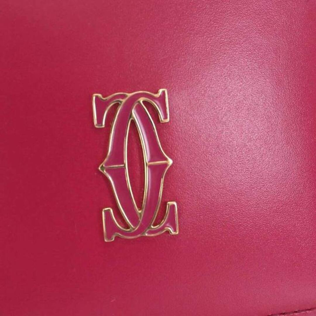 Cartier(カルティエ)のカルティエ C ドゥ シンプルカードホルダー ダブルC カードケース ピンク レディースのファッション小物(名刺入れ/定期入れ)の商品写真