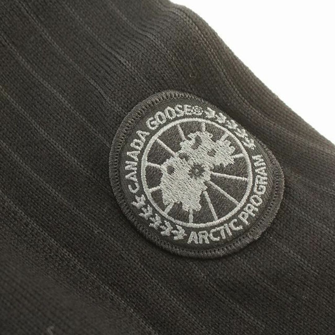 CANADA GOOSE(カナダグース)のカナダグース CANADA GOOSE ニット ウール セーター 長袖 L 黒 メンズのトップス(ニット/セーター)の商品写真