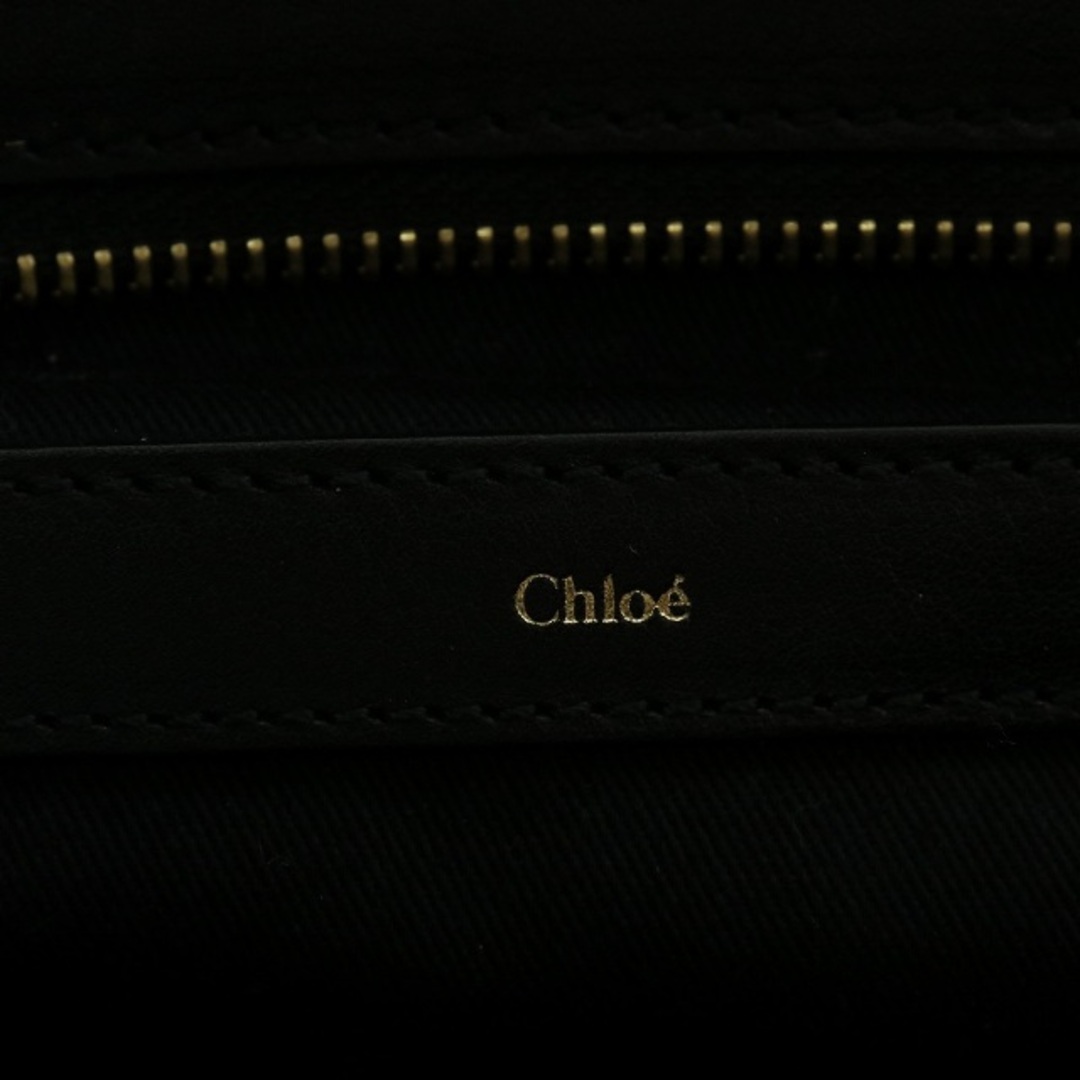 Chloe(クロエ)のクロエ アリス ショルダーバッグ ハンドバッグ 2way レザー ベージュ 黒 レディースのバッグ(ショルダーバッグ)の商品写真