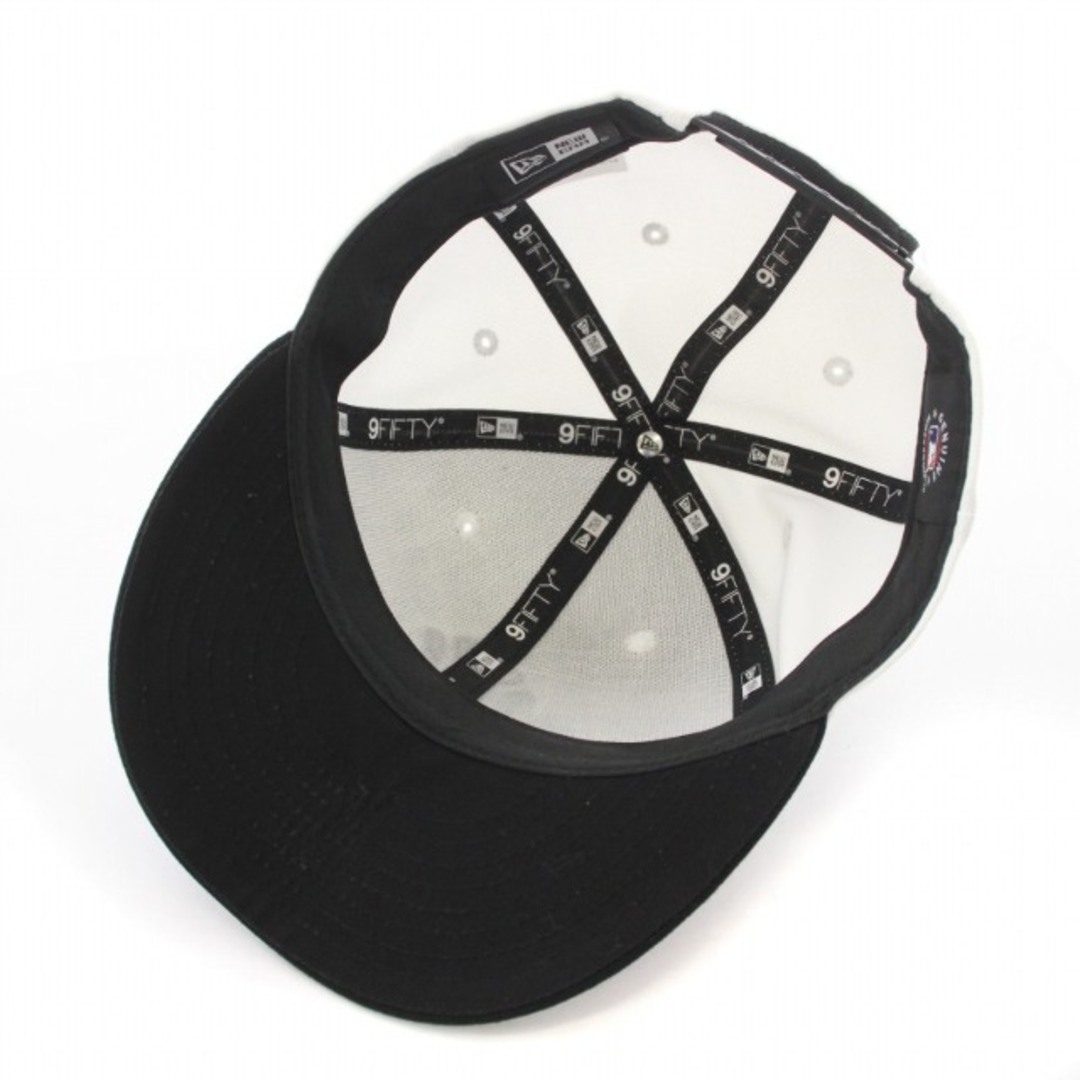 NEW ERA(ニューエラー)のNEW ERA ニューヨークヤンキース ベースボールキャップ 野球帽 白 黒 メンズの帽子(キャップ)の商品写真